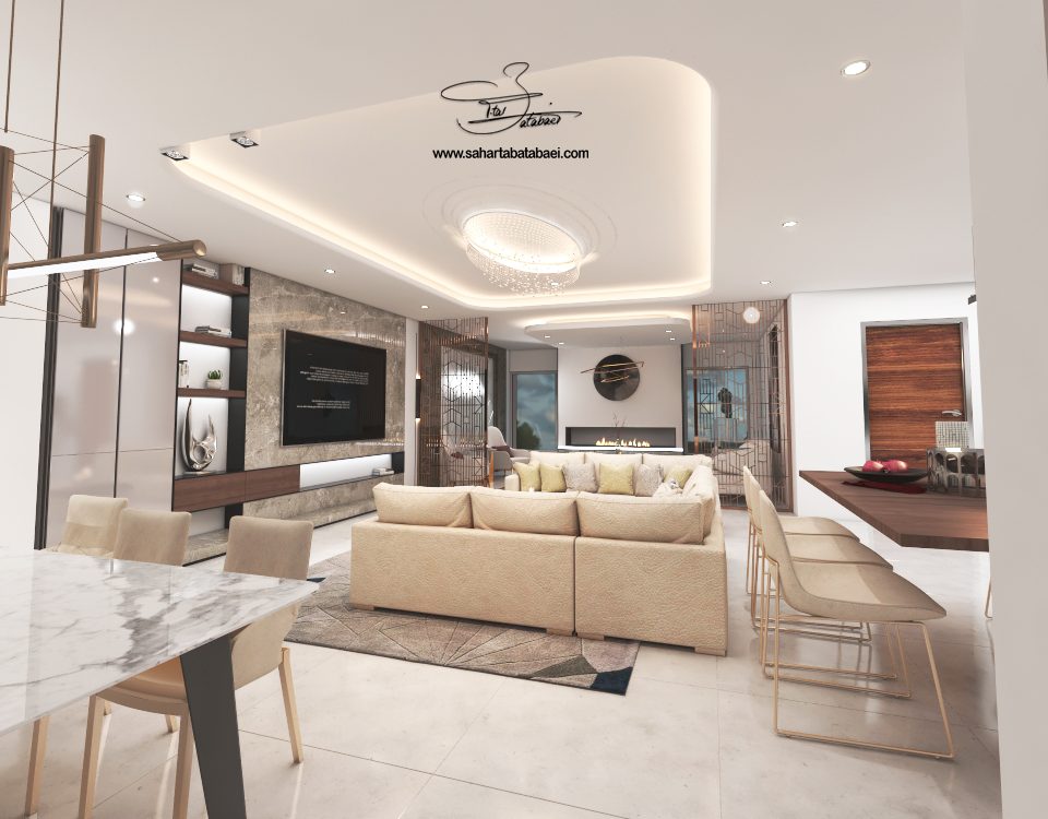 طراحی داخلی ویلا