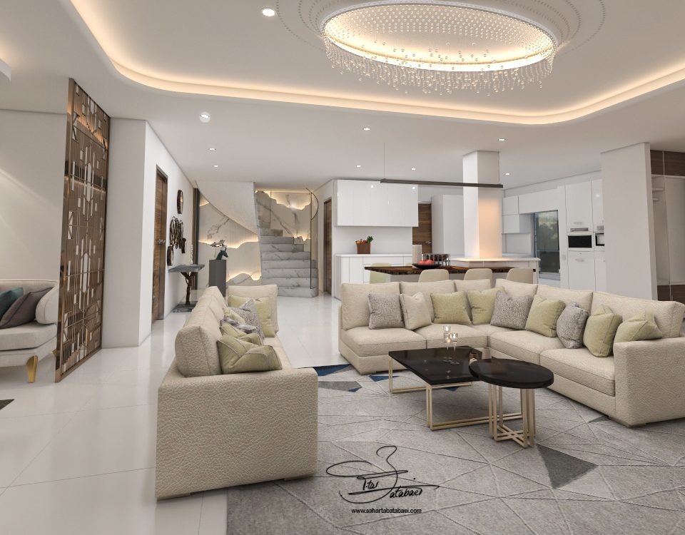 طراحی داخلی ویلا