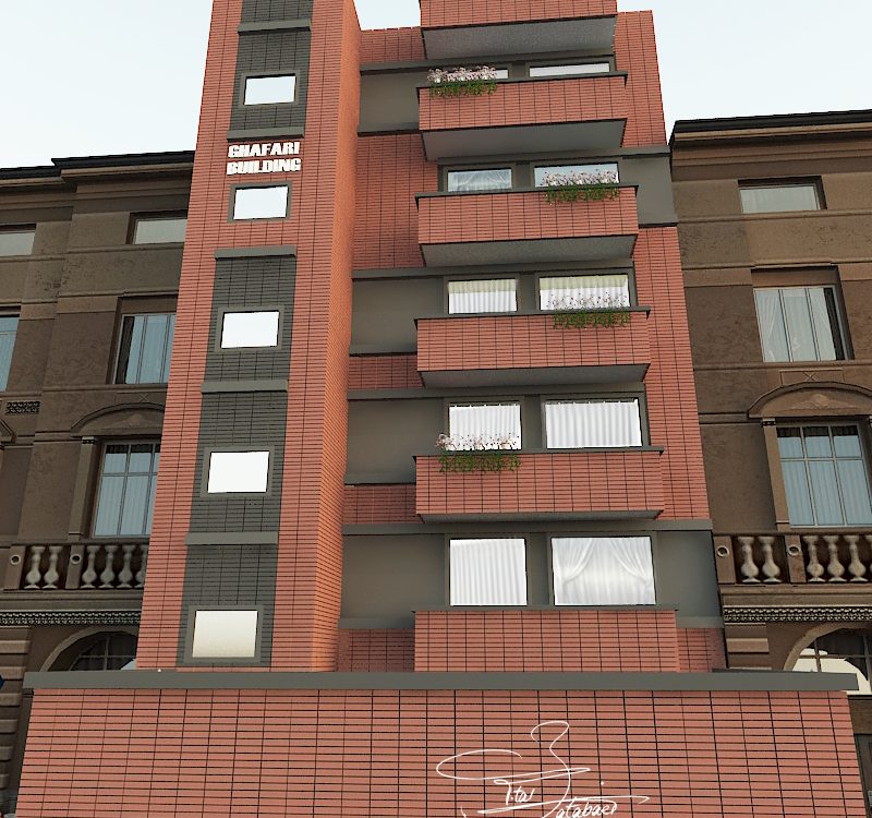 نمای آجر مدرن