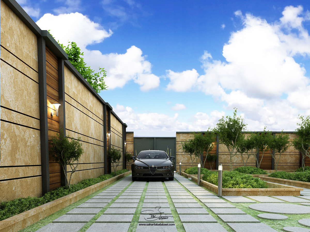 طراحی باغ ، طراحی ویلا